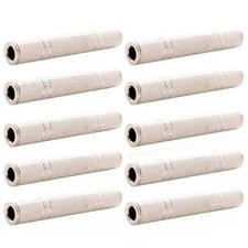 10x 1/4" 6.35mm Female to Female Coupler Stereo Audio Adapter Connector Nickel