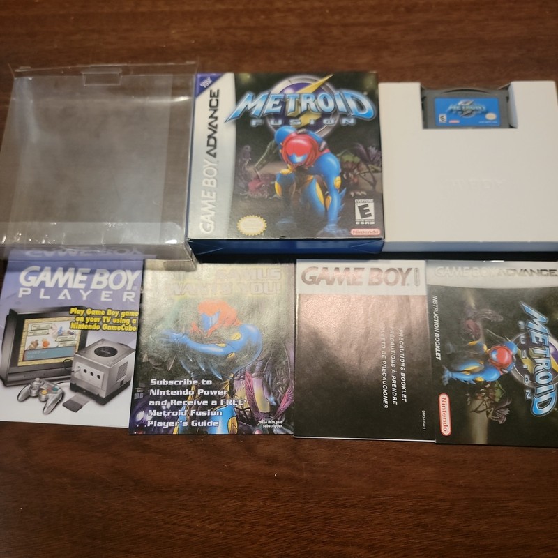 Metroid: Fusion (Nintendo Game Boy Advance, 2002) CIB - Tested - Authentic -