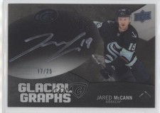 2023-24 Upper Deck Ice Glacial Graphs Black 17/25 Jared McCann #GG-MC Auto 5d9