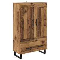 Rustikales Highboard Altholz 69,5X31X115 Cm Holzwerkstoff Landhaus