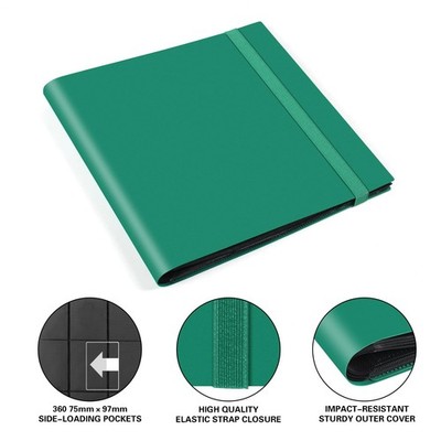green card binder Pokmon Premium Green Snap 4-pocket Binder