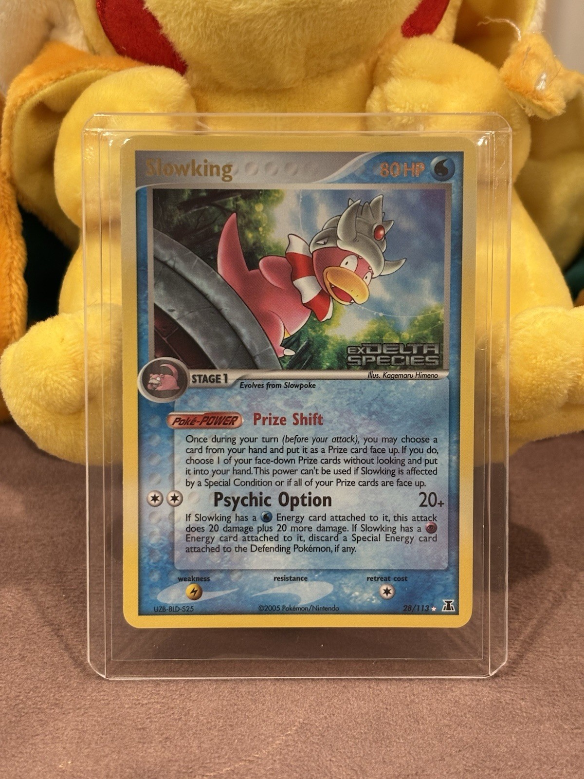 Pokémon Slowking 28/113 Delta Species Reverse Holo Rare 80 2005 - Near Mint