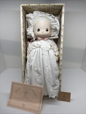 Vintage Precious Moments Katie Lynne Porcelain Doll With Box Mint Condition
