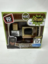 Batman "Tiny TV Classics" Real Working TV And Remote Top Scenes Classic Batman