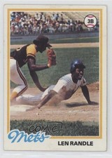1978 Topps Lenny Randle Len Randle #544 16ez
