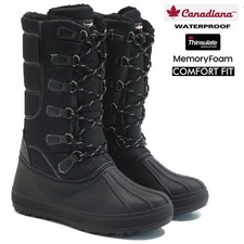 LADIES WATERPROOF WARM THERMAL WALKING HIKING WINTER RAIN SNOW BOOTS SHOES SIZE