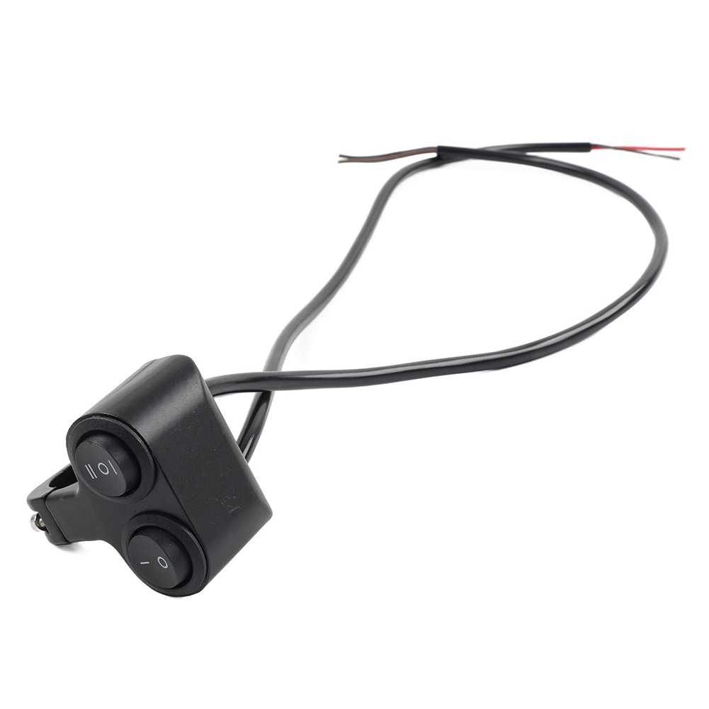 7/8" Motorcycle ATV Dual Button On Off Switch Handlebar Headlight Fog Spot Light