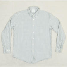 Brooks Brothers Men's Button Down Shirt Plaid Cotton Multicolor Size L Milano