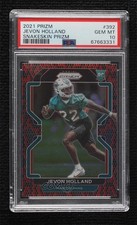2021 Panini Prizm Rookie Snakeskin Prizm Jevon Holland #392 PSA 10 GEM MT 1fl4