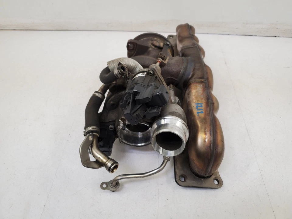 ✅ Cargador turbo 14-16 OEM BMW F22 F30 F32 F36 F10 X5 X6 con colector N55 EWG 123k Foto 4 de 4