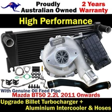 Billet Turbor&Intercooler+Hoses&Oil Feed Pipe For Mazda BT50 2.2L 2011 Onwards