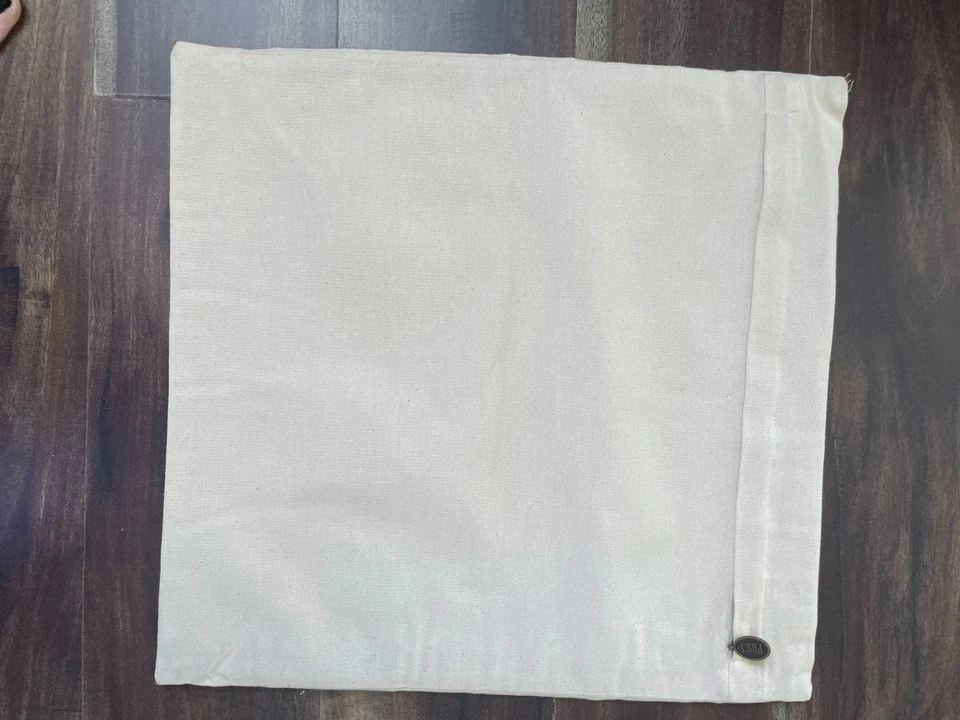 Conjunto de capas de travesseiro Pier 1 flores miçangas lantejoulas 17 x 17 - Imagem 4 de 4