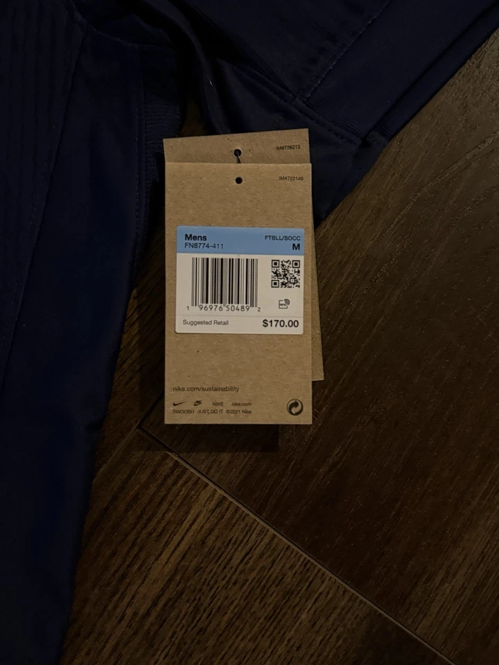 耐克 PSG 2024/25 Home Kit UCL Desire Doue #14 正品球员版 M 码 — 第 4/4 张图片