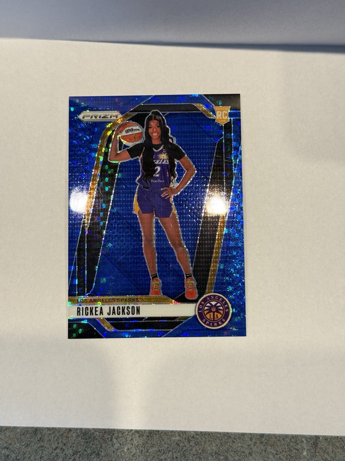 2024 Panini Prizm WNBA - Rickea Jackson #144 Blue Pulsar Prizm /199 (RC)