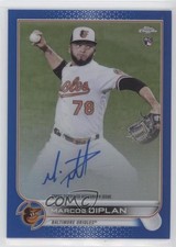 2022 Topps Chrome Rookie Blue Refractor 34/150 Marcos Diplan #RA-MD Auto 5h0