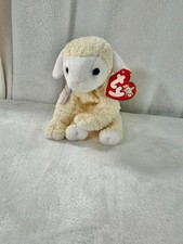 Ty Beanie Baby Fleecie The Lamb 6" Plush Stuffed Animal Toy ~ Hang Tag