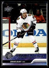 2023-24 Upper Deck Series 1 Hockey Young Guns #218 David Gust Rookie RC