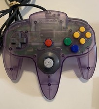 Nintendo 64 Console W/OEM Hookups / Atomic Purple Controller and Super Mario 64