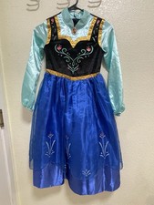 Disney Store Frozen Anna Play Dress - Size 7/8 with a cape, USED