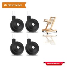 4 Pack of Baby Walker Replacement Wheels - 360  Casters for Ultimate Mobility