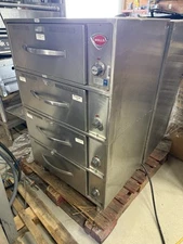 Wells RW-4  4 Warming Drawer commercial kitchen  Stainless Food  Cabinet 120V