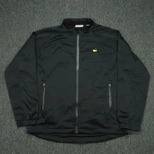 Masters Performance Jacket Mens Extra Large Black Full Zip Augusta National XL
