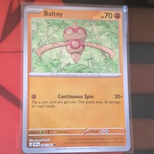Pokemon TCG Baltoy 046/086 Crimson Invasion Common Reverse Holo Fighting 70 HP 