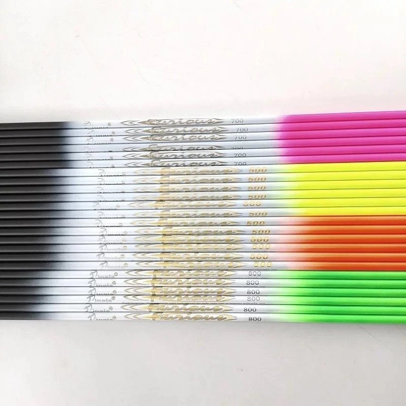 Archery Spine500-1000 30" Carbon Arrow Shafts Compound Recurve Longbow Hunting - Image 4 of 4