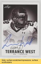 2014 Leaf Originals 1960 Design Terrance West #TW1 Auto READ 6f7