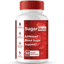 Sugar Mute Capsules, Official Blood Support Supplement Pills (60 Capsules)