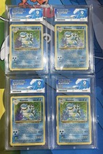 Pokémon TCG Blastoise & Suicide EX Deck, Ace 9 X 4 Card Bundle Sequential Grades