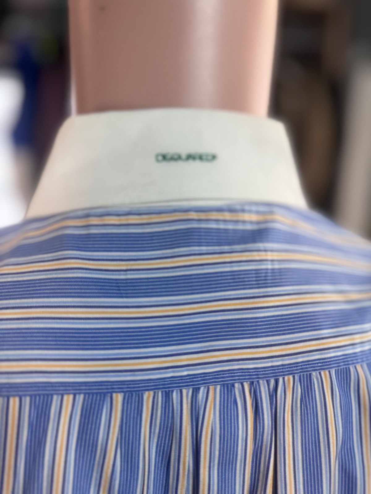 Dsquared2 CONTRAST Collar Button Front Shirt XXL … - image 8