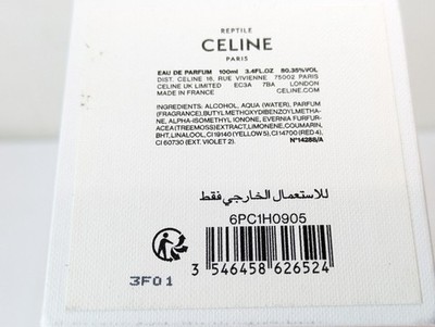 Celine Paris Reptile Eau de Parfum EDP Spray Perfume For Women Men