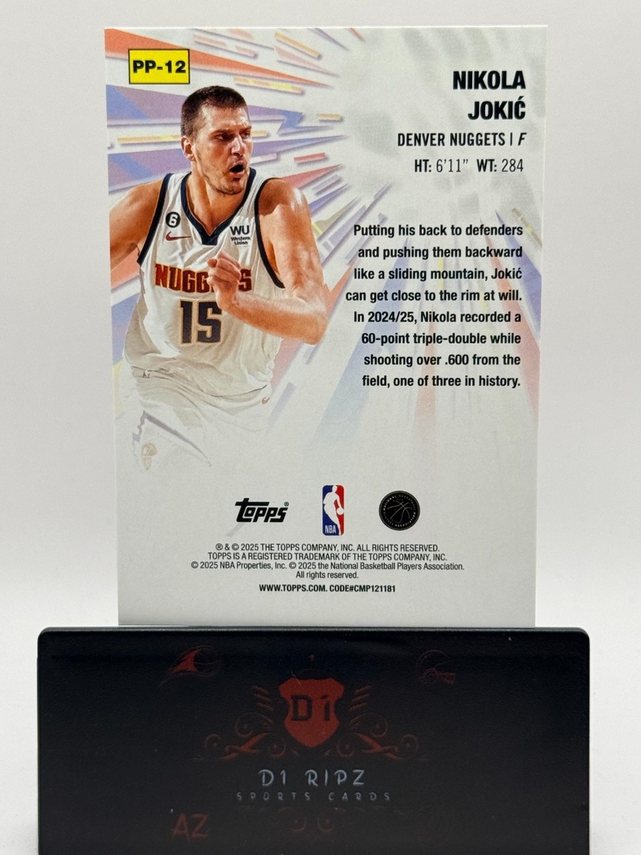 2025-26 Topps Flagship Power Players Nikola Jokic #PP-12 | eBay
