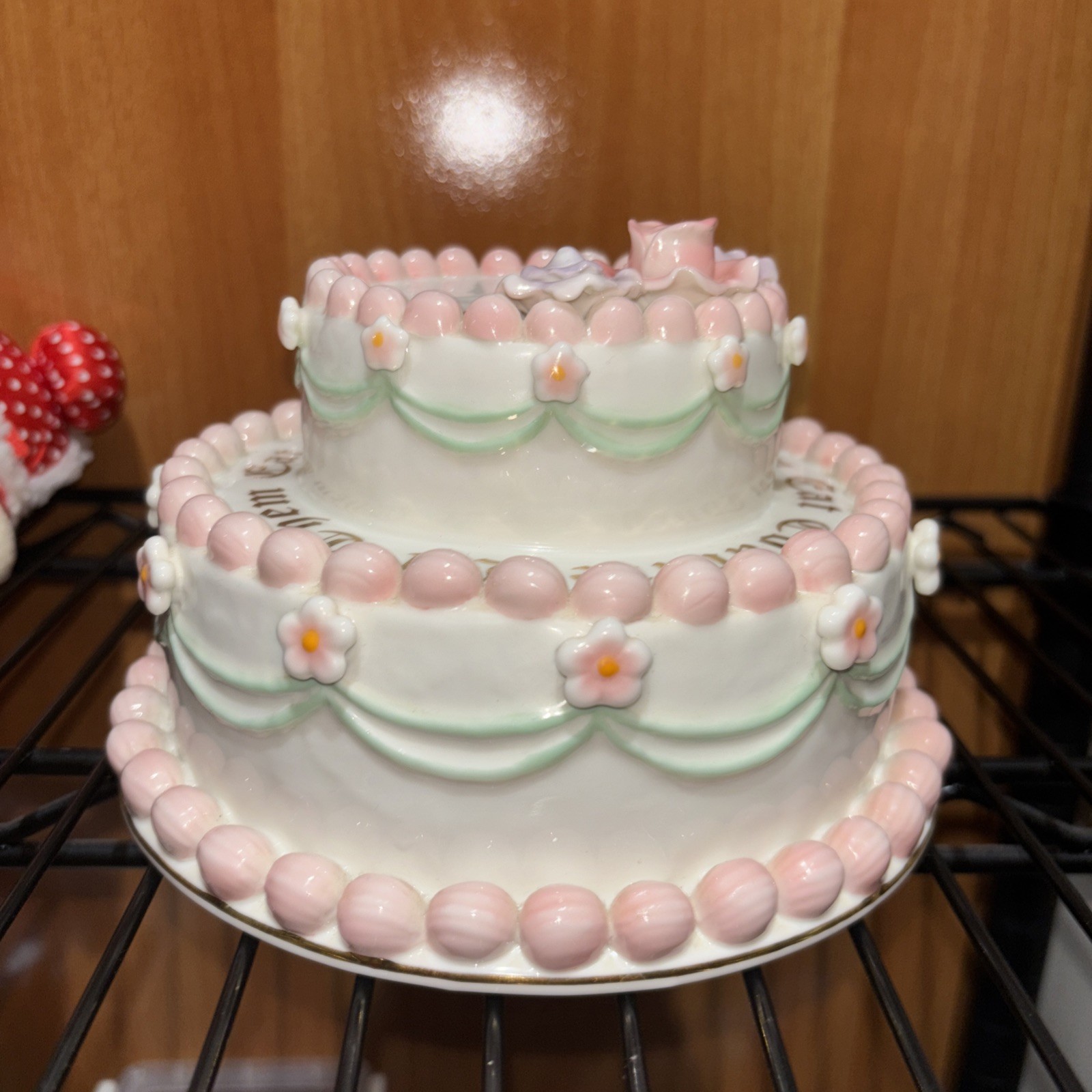 Juicy Couture Rare Tier Cake Ceramic Piggy Bank