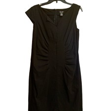 Zoe D Little Black Dress Size 14 cap sleeve Date Night Revenge Dress Womens 