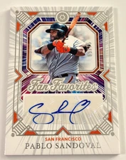 Pablo Sandoval 2025 Boys of Summer Fan Favorites AUTO Autograph Card /75