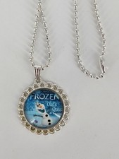 Disney Frozen SNOWMAN Olaf Pendant Necklace, Olaf's Quest