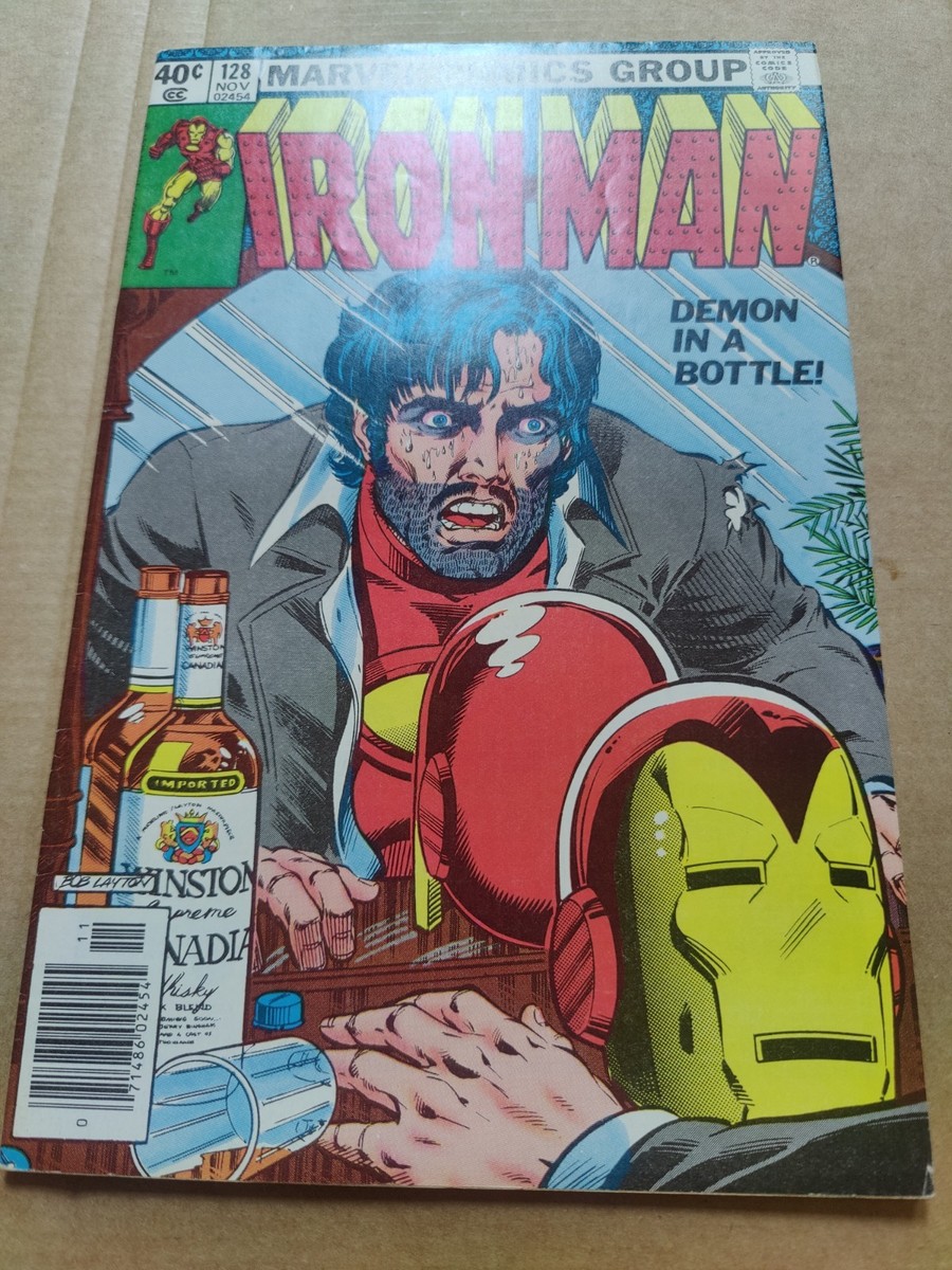 Iron Man 128 Marvel Midgrade 1979 Alcoholism Issue Bob