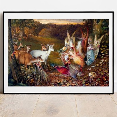 Kunstdruck Der verzauberte Wald von Fitzgerald Giclée Poster Galerie Wandbild