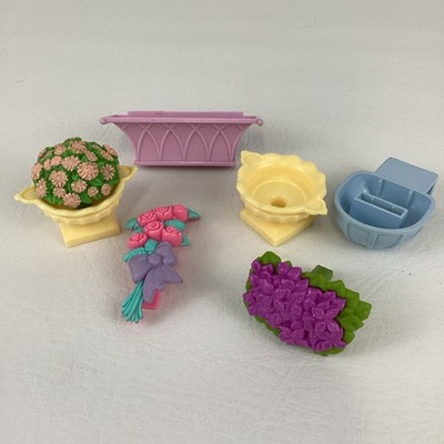 Fisher Price Loving Family Dollhouse Replacement Flower Pot Window Box Vase 