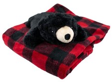 TALL TAILS Dog Blanket 30in X 36in   Plush Bear Toy Holiday Gift Set NWT