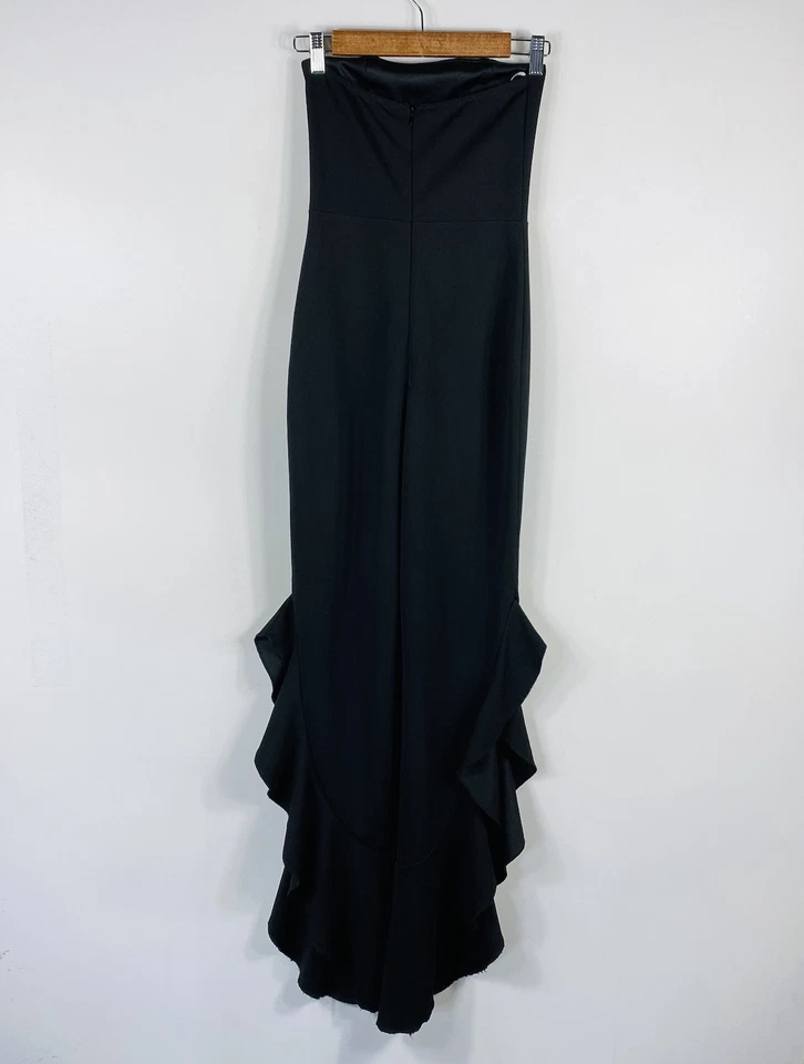 Mono Lulus Talla XS After Midnight Sin Tirantes Volantes Pierna Negro Fiesta Evento Foto 4 de 4