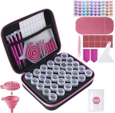 30 Slots Diamond Art Storage Containers for Adults Portable Bead Storage Boxe...