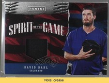 2017 Panini Father's Day Spirit of the Game Relics David Dahl #25 READ 0f8