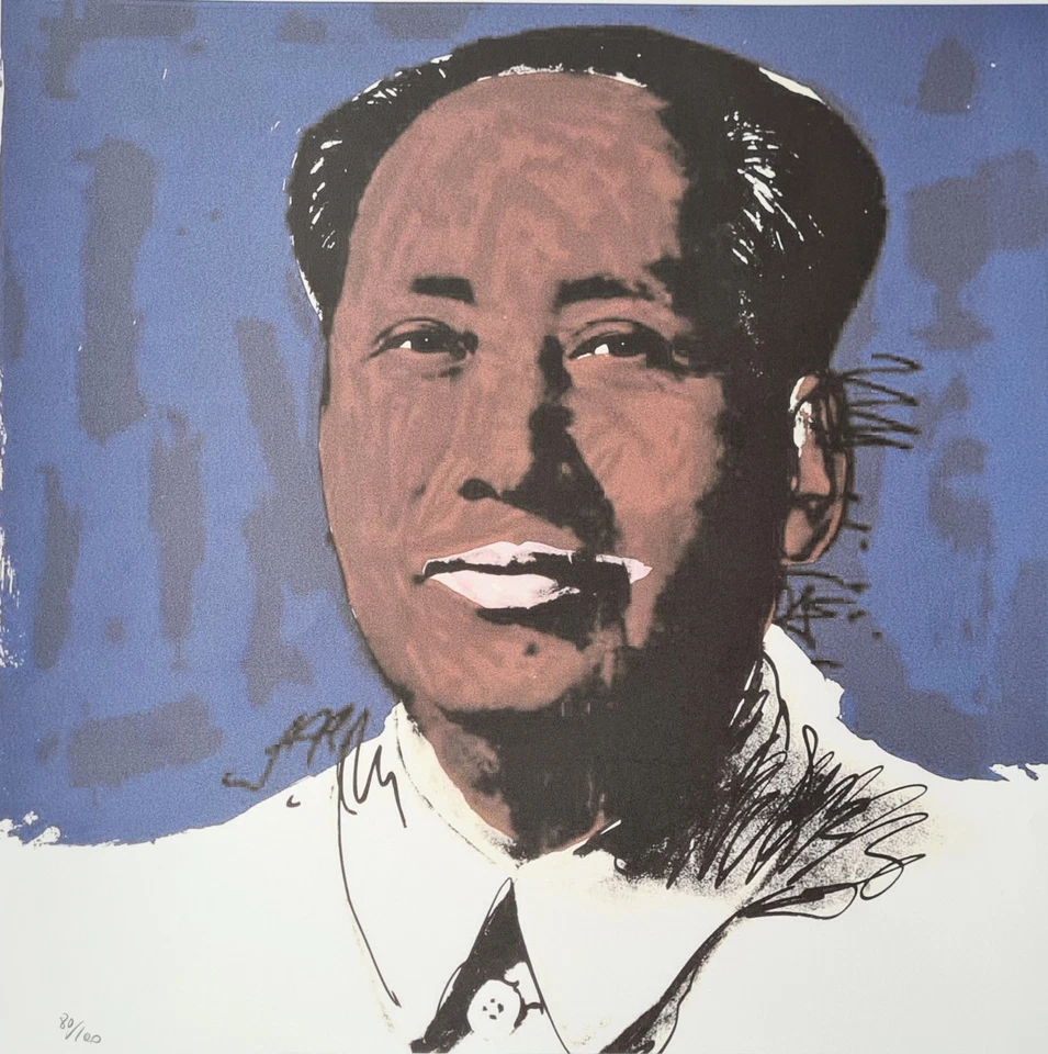 ANDY WARHOL * Mao Zedong * 57 x 38 cm * signed lithograph * limited # xx/100 - Bild 2 von 4