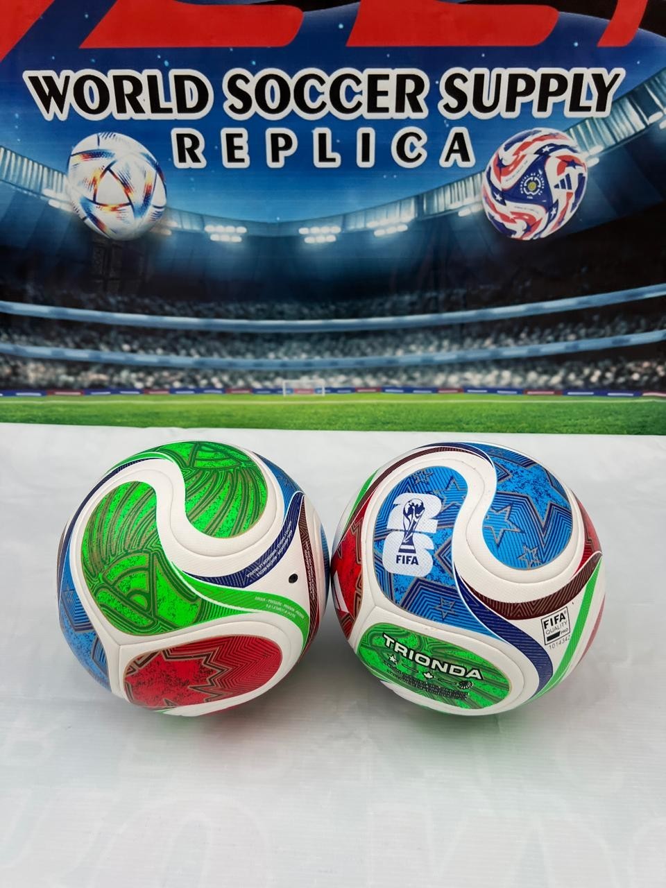 Pack Of 2 Trionda Adidas FIFA World Cup 2026 Pro Match Soccer Ball Size 5 thumbnail 3