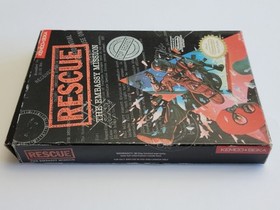 Rescue - The Embassy Mission (NES, 1989) Nintendo Complete CIB Authentic Tested