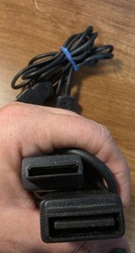 LOT of 2 Vtg Sega SATURN  Controller Extension Cables 6ft Ea