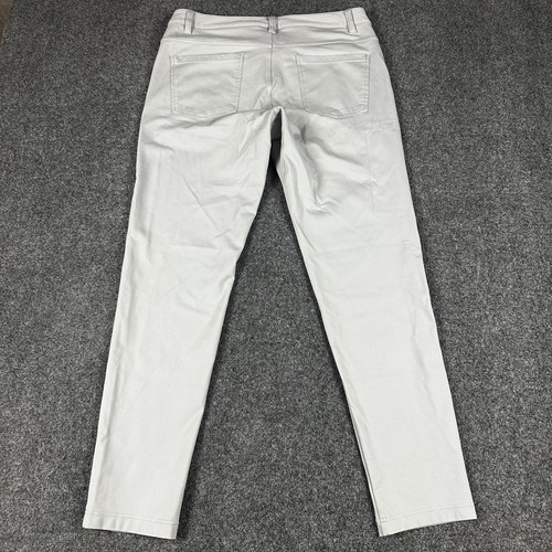 BYLT Basics Everyday Pant 2.0 Mens Large Gray Stretch Casual Travel Pants L Zip - Picture 9 of 10